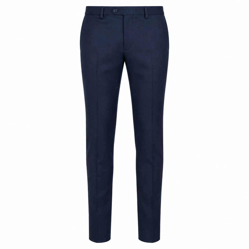 Slım fit yünlü pantolon